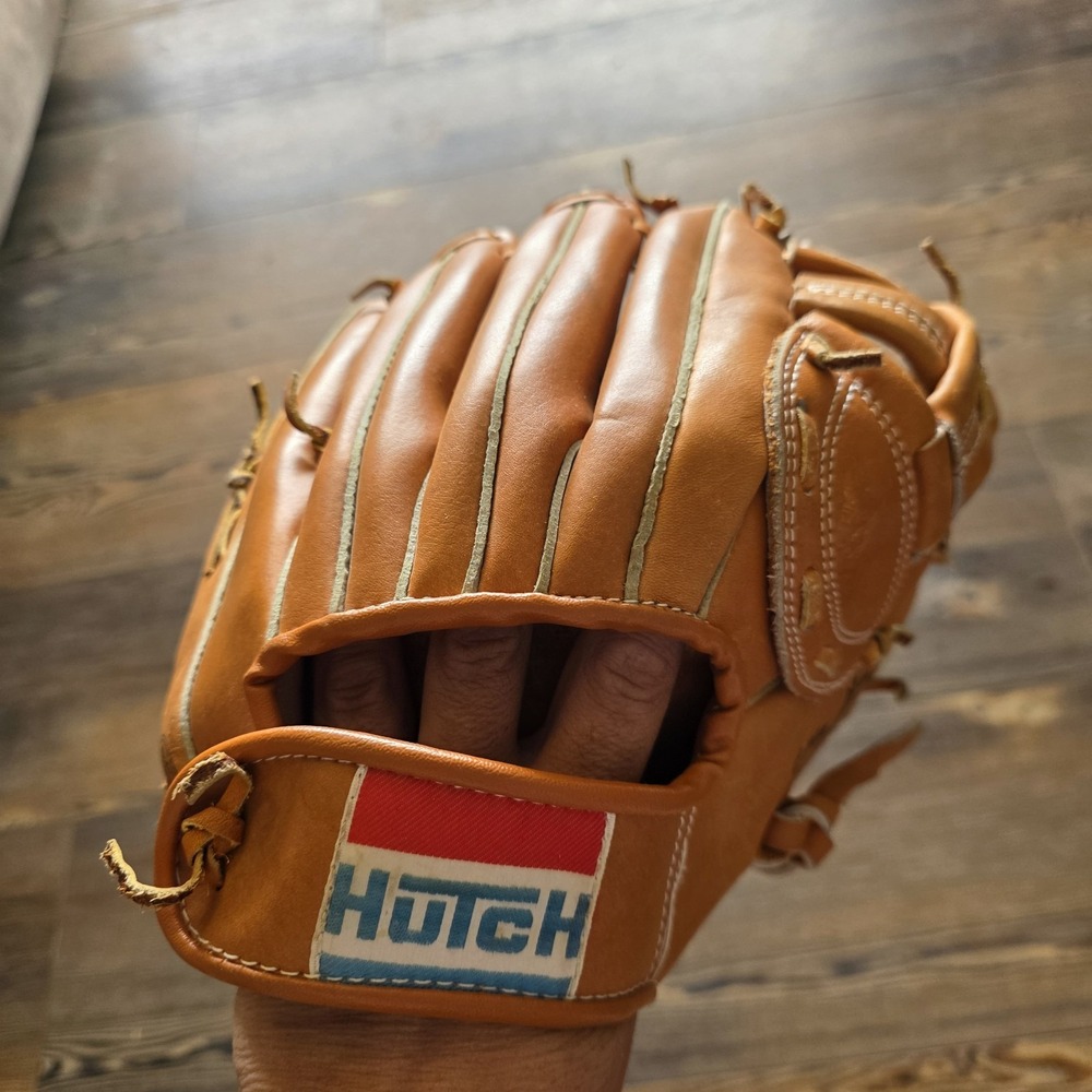 Vintage Hutch Baseball Glove Model 24 Super H Design Leather Right Hand Throw VT - Picture 3 of 5
